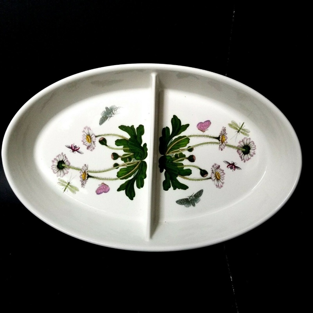 Portmerion Botanic Garden Oval Divided Baking Dish